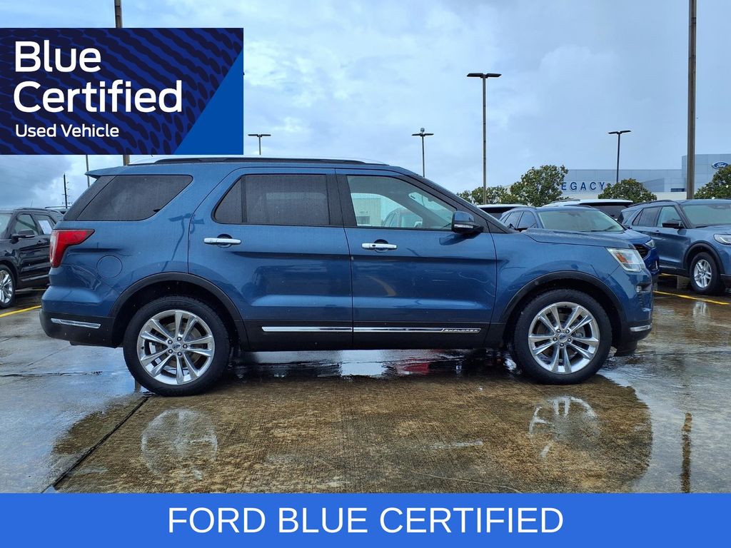 2019 Ford Explorer Limited Blue at Baytown Hyundai
