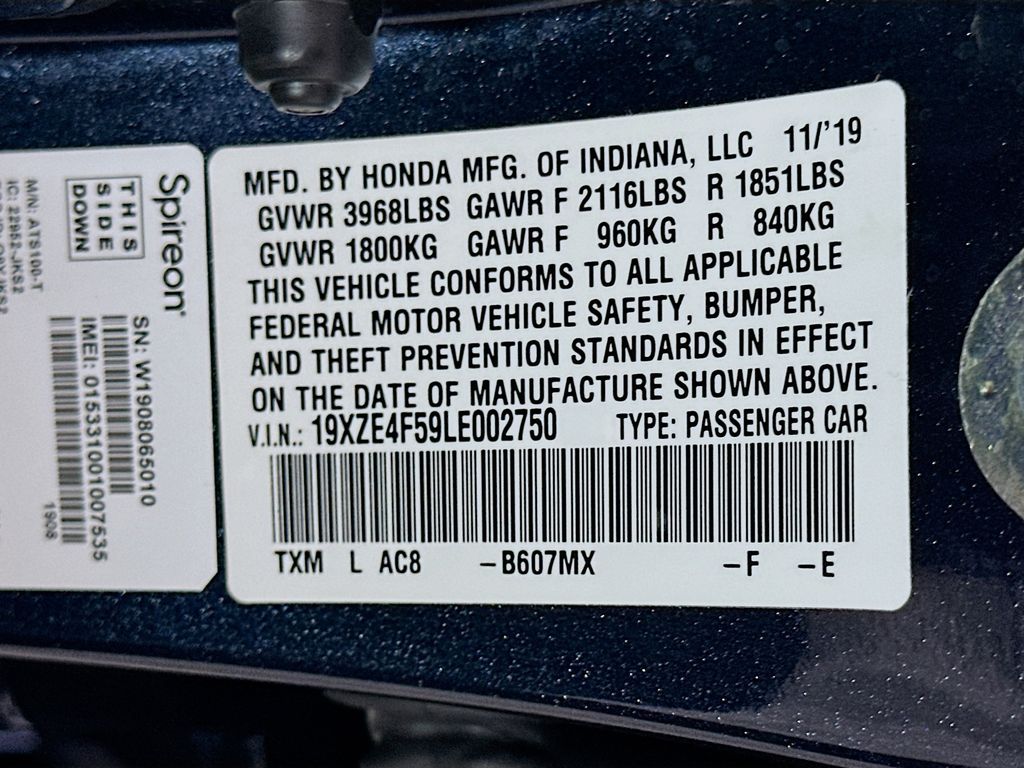 Thumbnail: 2020 Honda Insight - 30