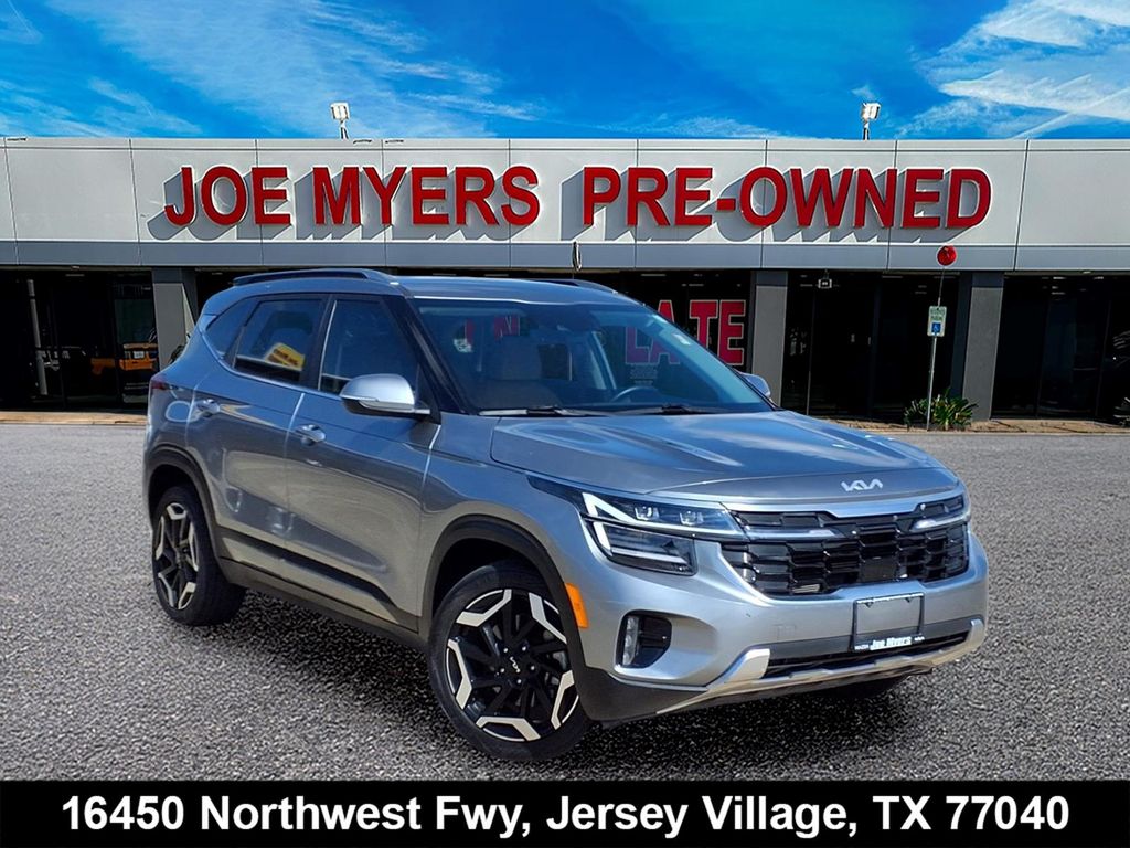 2024 Kia Seltos SX Gray at Joe Myers Mazda Kia