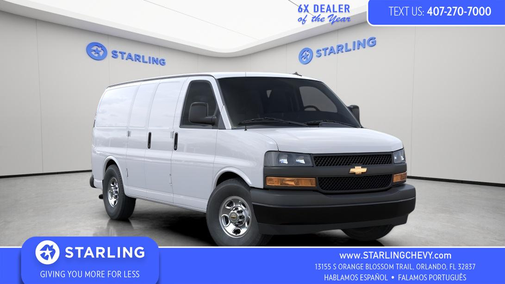 Summit White 2026 Chevrolet Express Cargo 2500 RWD Van Rear-Wheel Drive