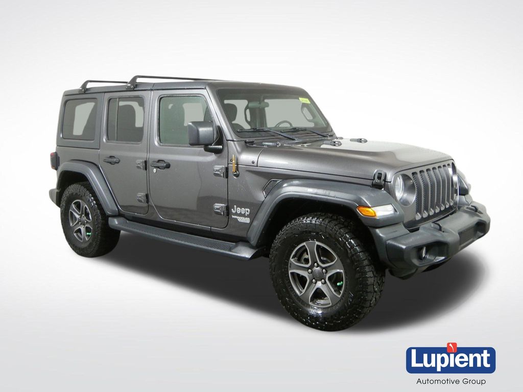 Gray (Granite Crystal Metallic Clearcoat) 2018 Jeep Wrangler Unlimited Sport S 4WD SUV / Crossover Four-Wheel Drive 8-Speed Automatic