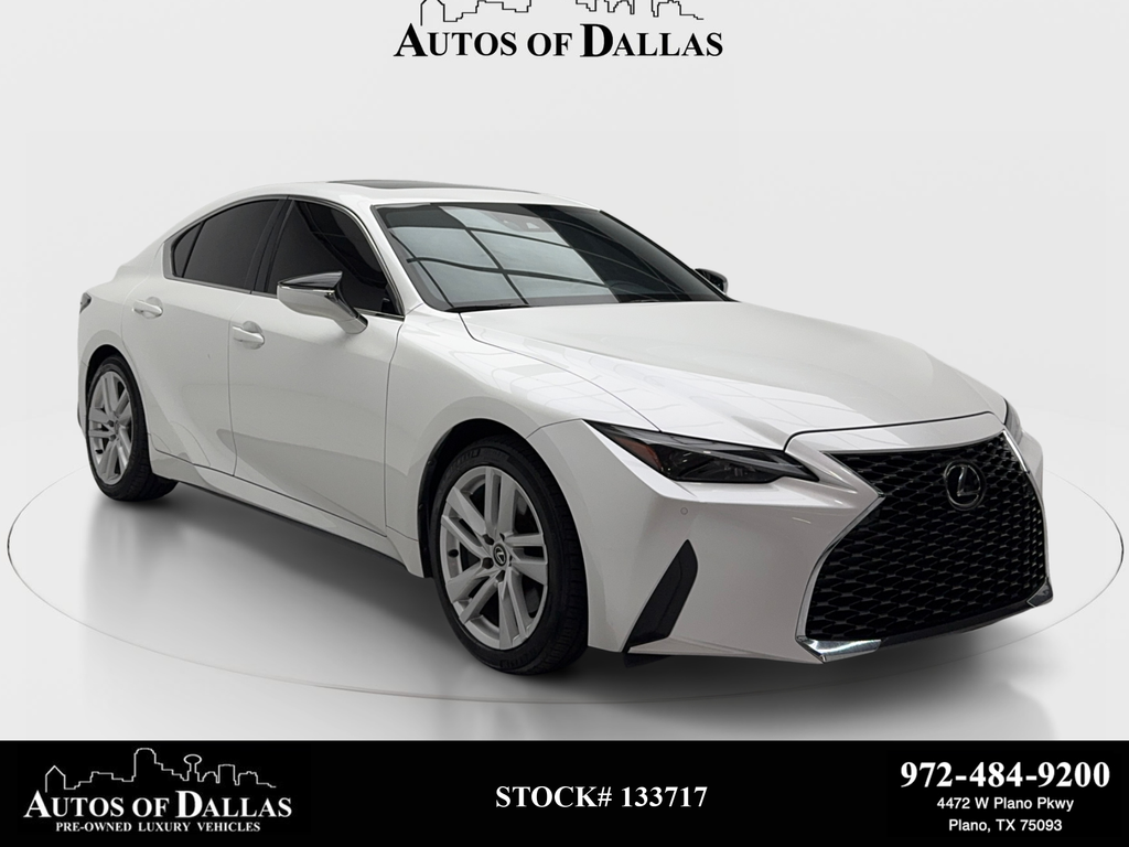 White Pearl 2025 Lexus IS Sedan Rear-Wheel Drive 8-Speed Automatic