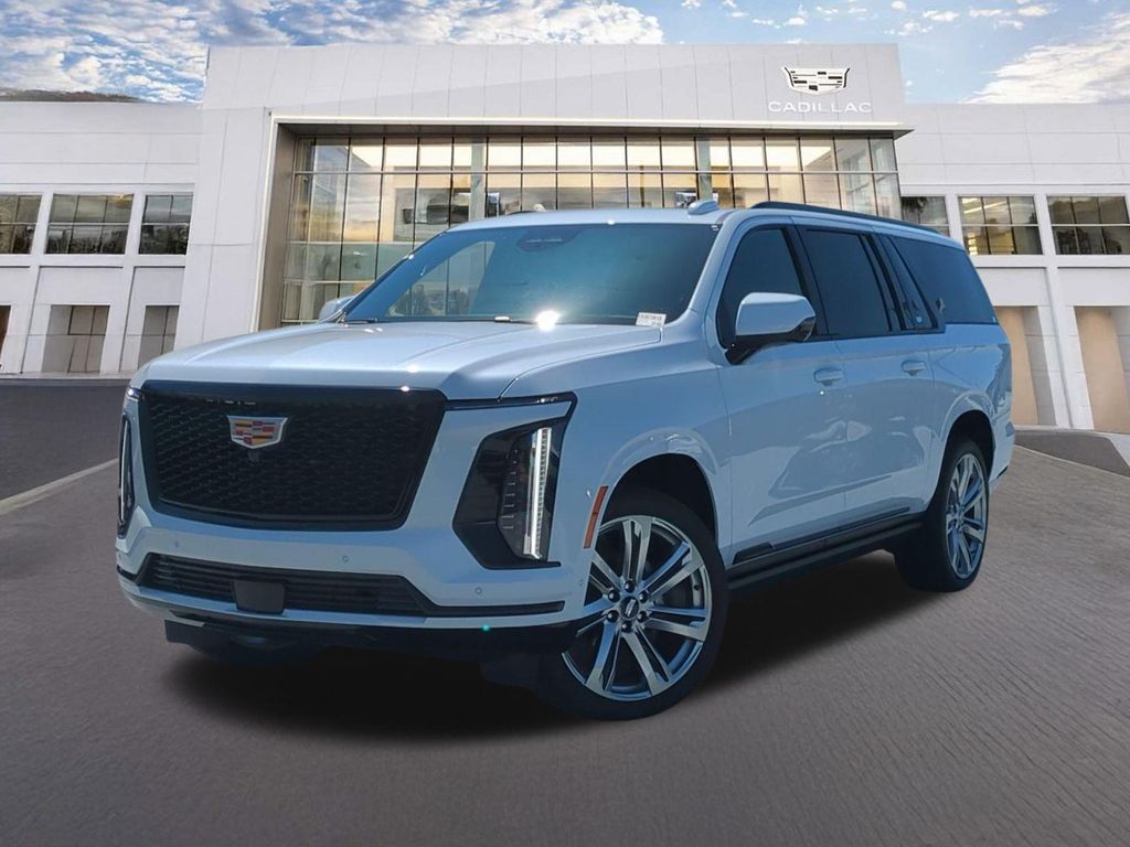 Vibrant White Tricoat 2026 Cadillac Escalade ESV SUV / Crossover Four-Wheel Drive 