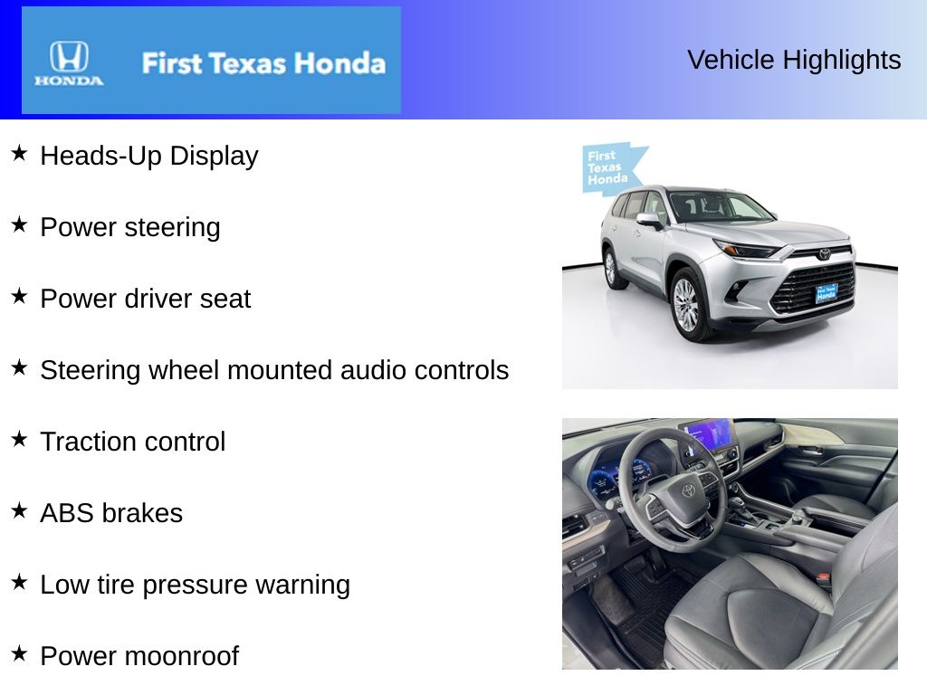 Used Car 2024 Toyota Grand Highlander  Platinum For Sale Under $50,000 In Austin, Texas