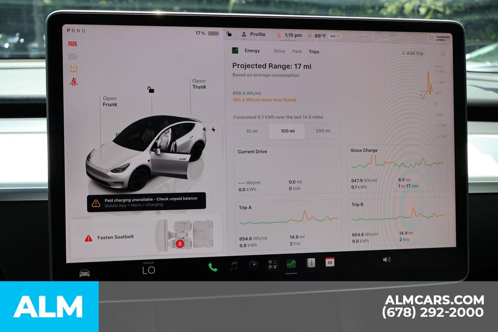 Used 2023 White Tesla Performance image 35