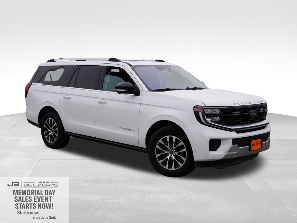 Oxford White 2025 Ford Expedition MAX Platinum 4WD SUV / Crossover Four-Wheel Drive Automatic