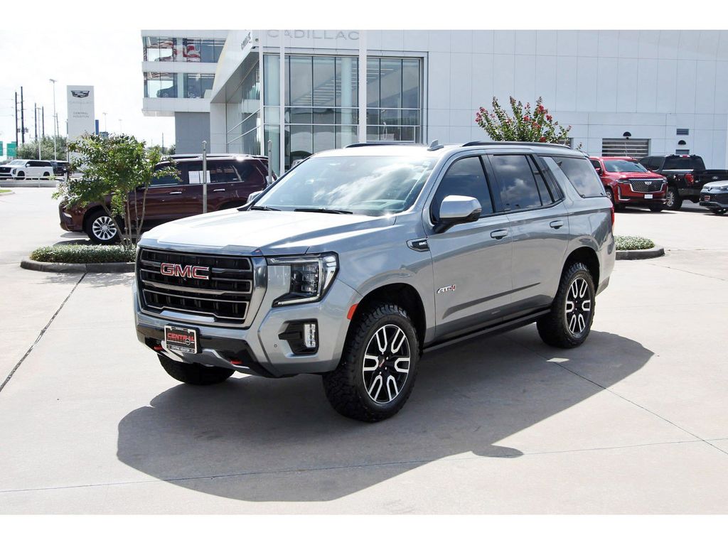 2024 GMC Yukon AT4 Silver at Bayway Cadillac of The Woodlands