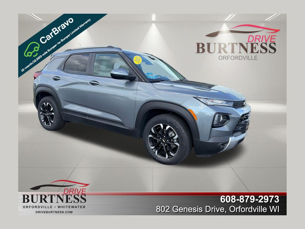 Gray (Satin Steel Metallic) 2021 Chevrolet Trailblazer SUV / Crossover Four-Wheel Drive 9-Speed Automatic