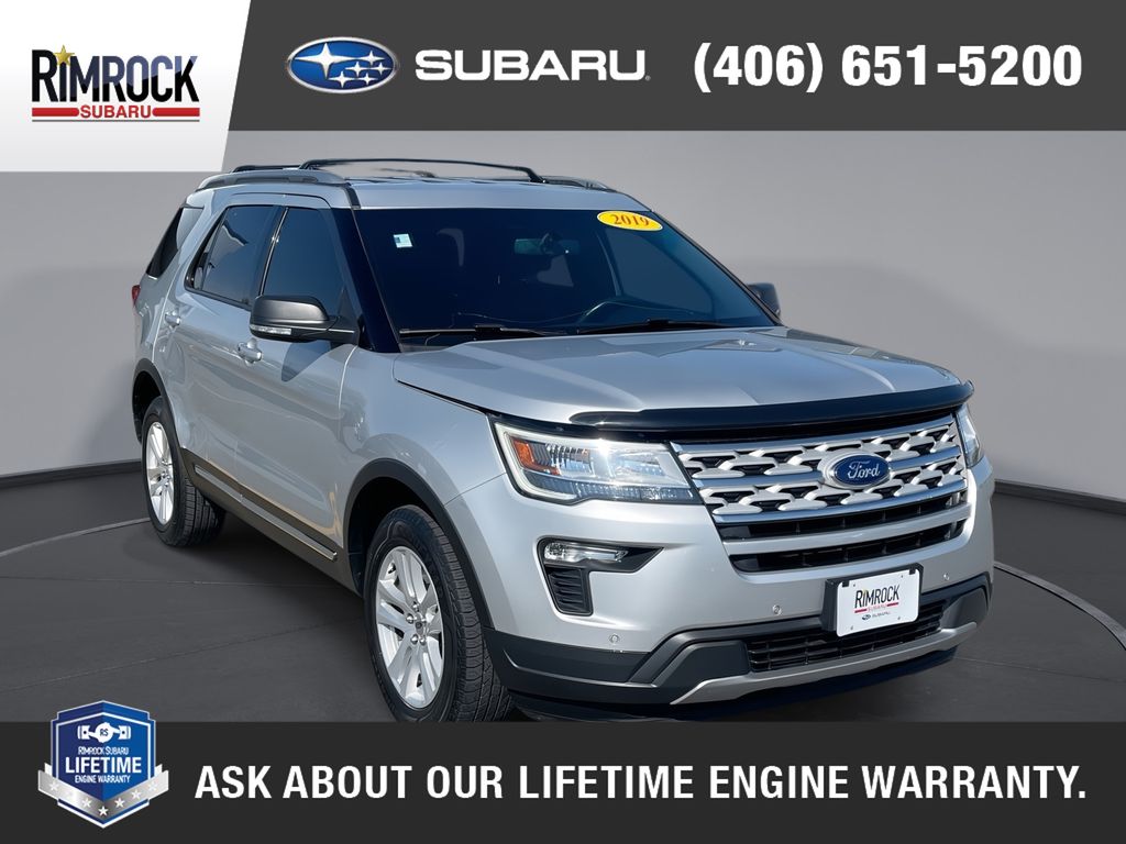Ingot Silver 2019 Ford Explorer XLT AWD SUV / Crossover All-Wheel Drive 6-Speed Automatic