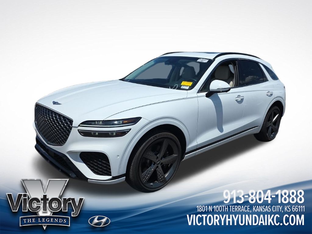 Alta White 2025 Genesis GV70 SUV / Crossover All-Wheel Drive 8-Speed Automatic