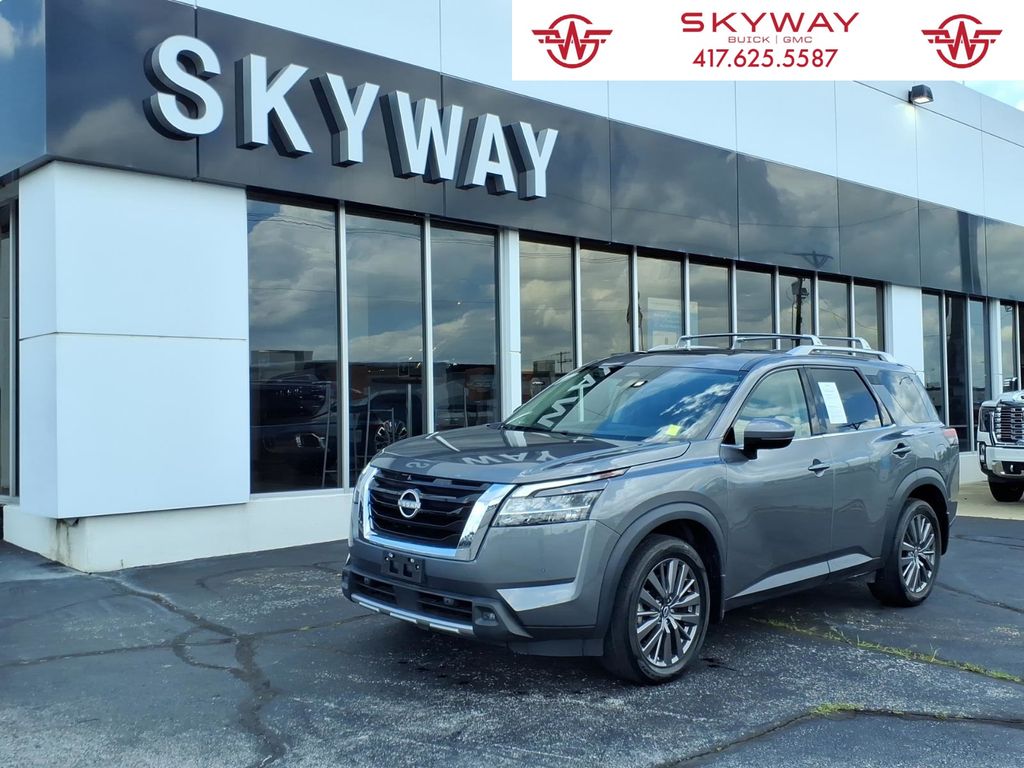 Gray (Gun Metallic) 2024 Nissan Pathfinder SUV / Crossover Front-Wheel Drive 9-Speed Automatic