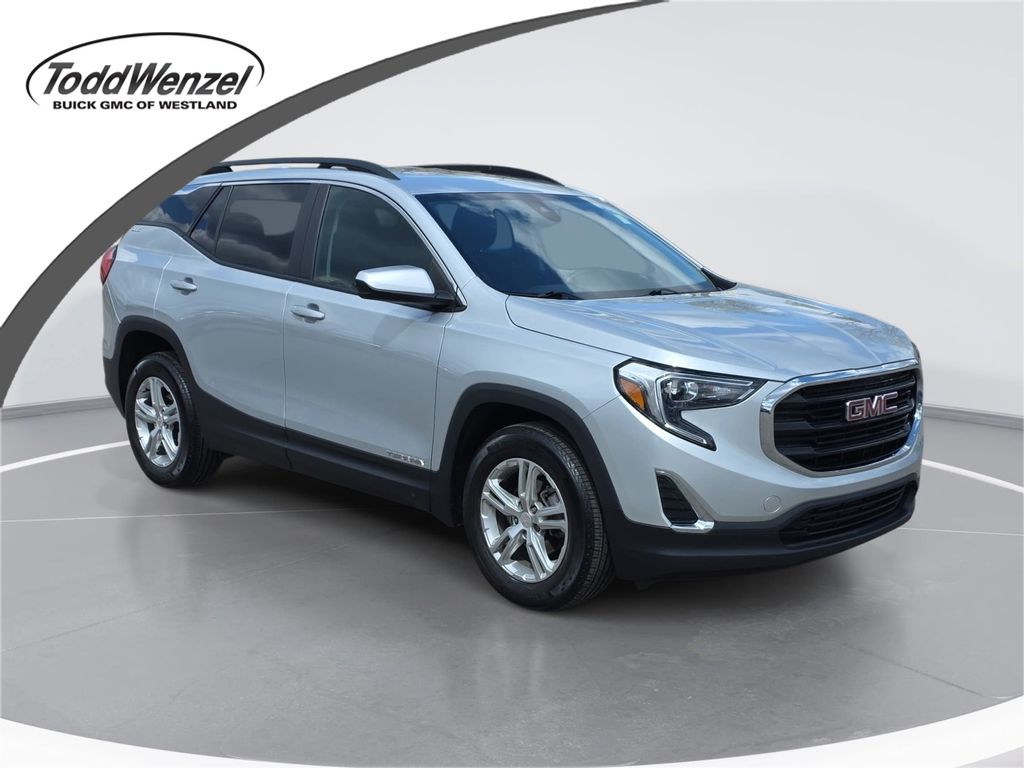Quicksilver Metallic 2021 GMC Terrain SLE FWD SUV / Crossover Front-Wheel Drive 9-Speed Automatic
