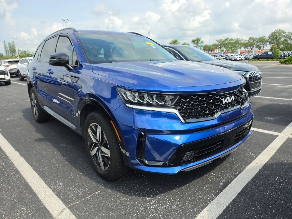 Sapphire Blue 2023 Kia Sorento SUV / Crossover Front-Wheel Drive 8-Speed Dual Clutch