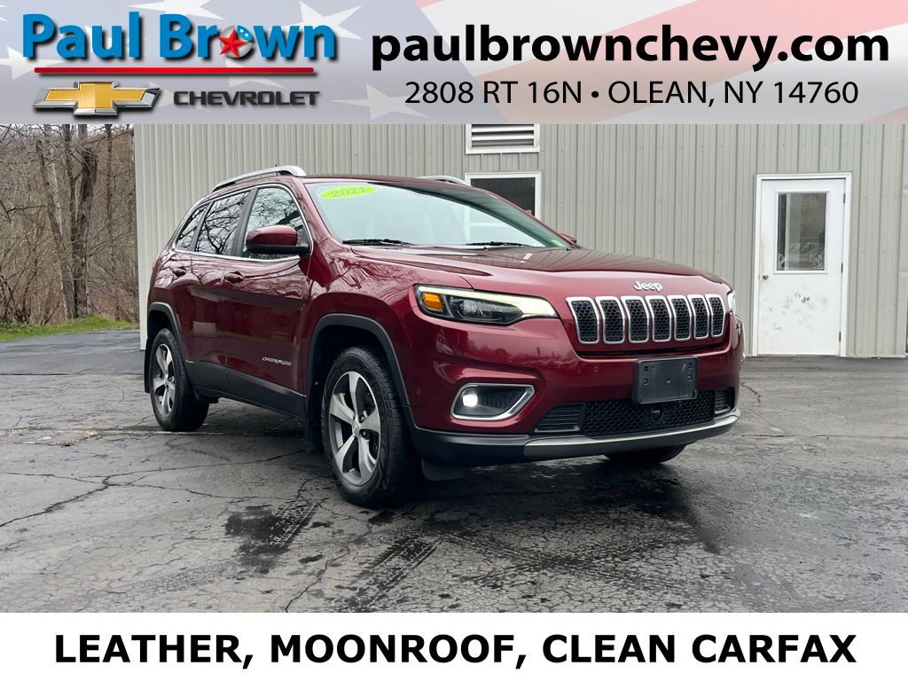 Velvet Red Pearlcoat 2021 Jeep Cherokee Limited 4WD SUV / Crossover Four-Wheel Drive 9-Speed Automatic