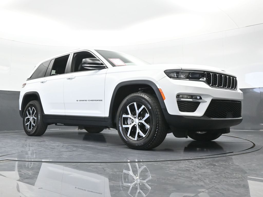Used 2024 Bright White Clearcoat Jeep Limited image 68