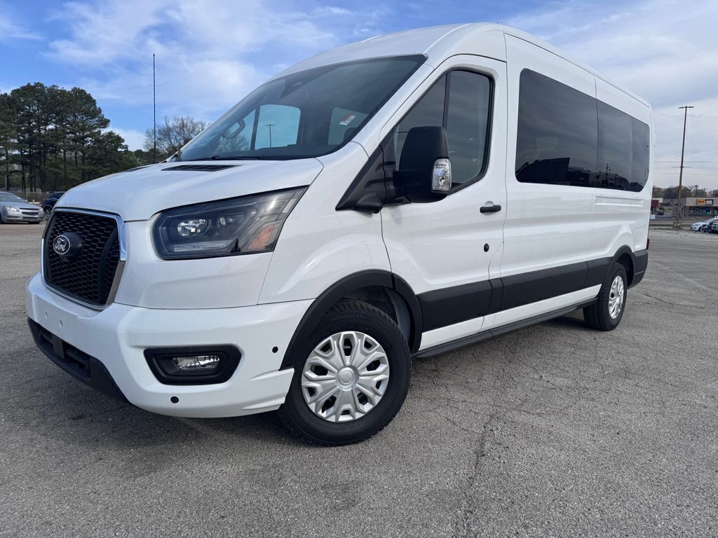 White 2026 Ford Transit Passenger Van