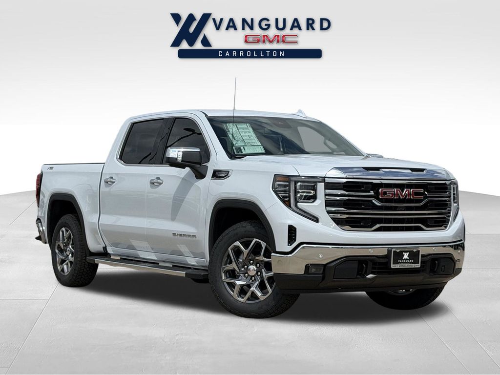 Glacier White Tricoat 2026 GMC Sierra 1500 Pickup Truck Four-Wheel Drive Automatic