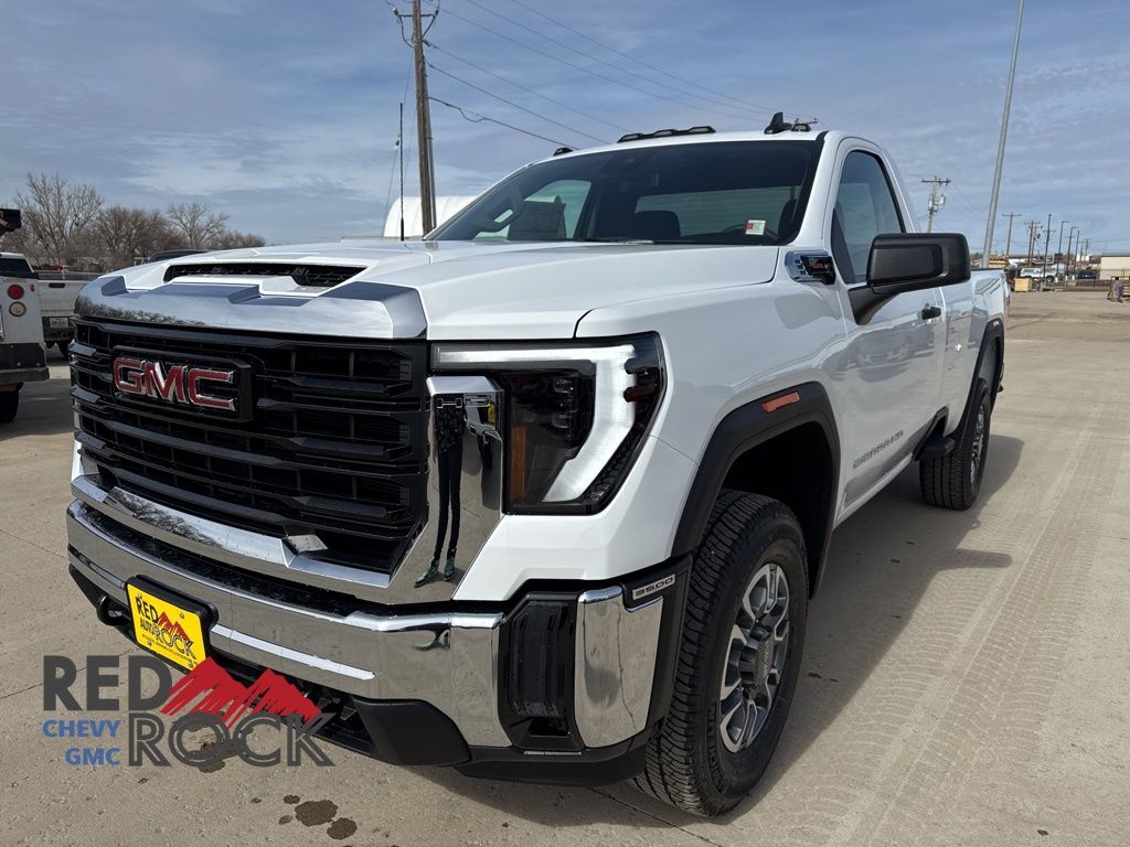 Summit White 2026 GMC Sierra 3500HD Pickup Truck Four-Wheel Drive Automatic
