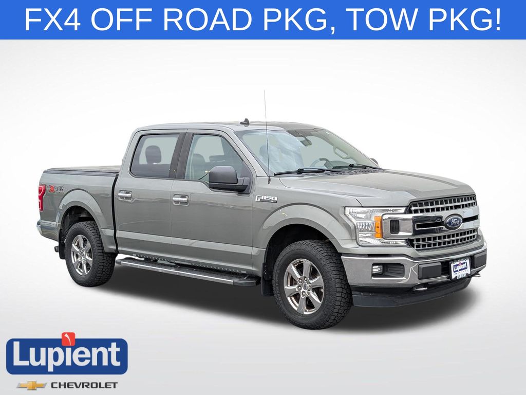 Stone Gray Metallic 2019 Ford F-150 Pickup Truck Four-Wheel Drive Automatic