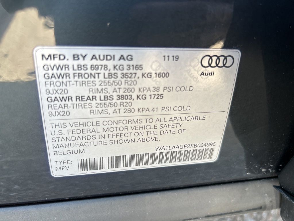 Used 2019 Gray Audi Premium Plus image 69