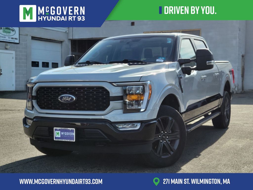 Avalanche Gray 2023 Ford F-150 XLT SuperCrew 4WD Pickup Truck Four-Wheel Drive Automatic