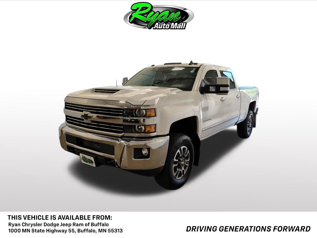 Summit White 2017 Chevrolet Silverado 2500HD LTZ Crew Cab 4WD Pickup Truck Four-Wheel Drive 6-Speed Automatic