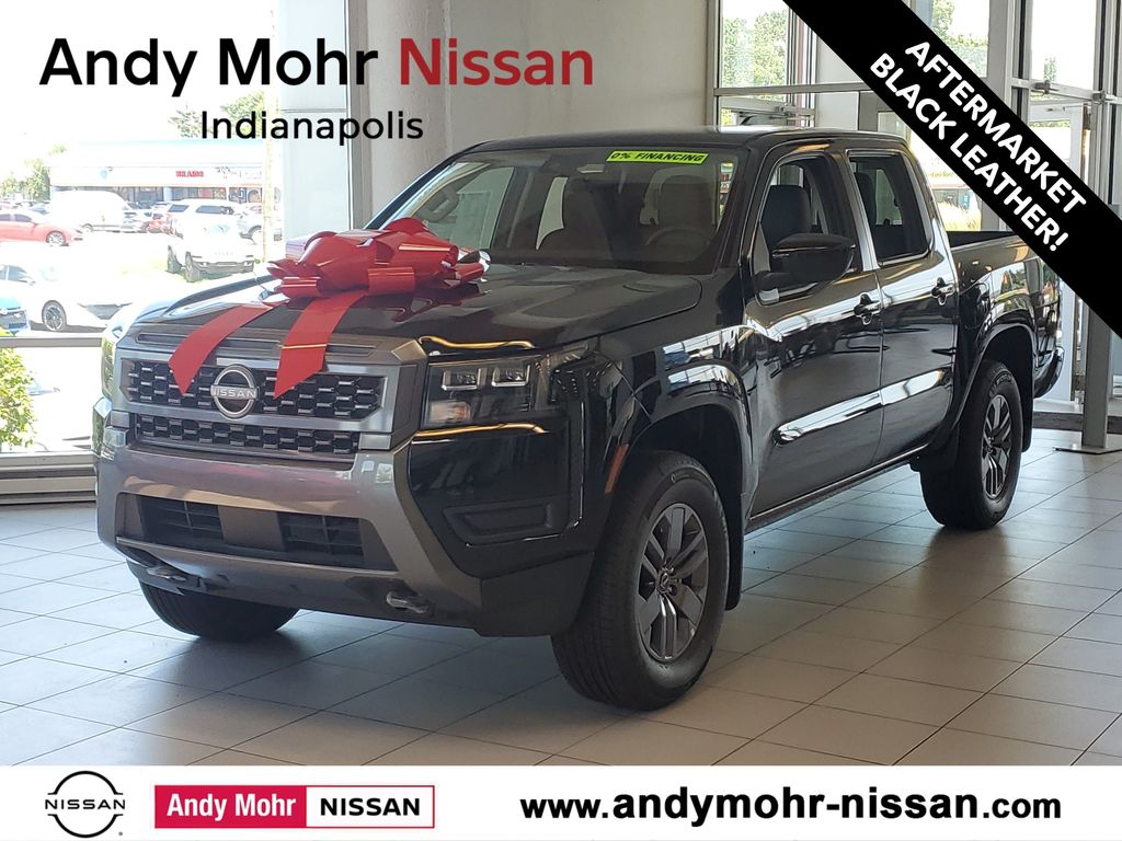 Super Black 2026 Nissan Frontier Pickup Truck Four-Wheel Drive 9-Speed Automatic Overdrive