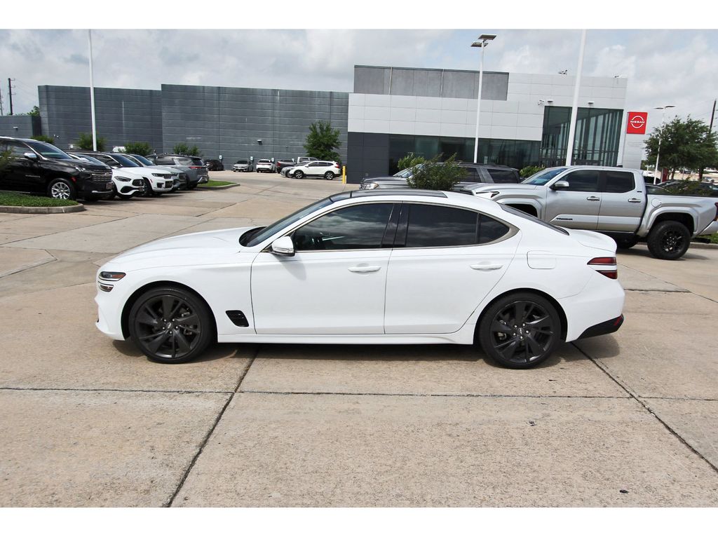 2023 Genesis G70 2.0T White at Emmons Autoplex