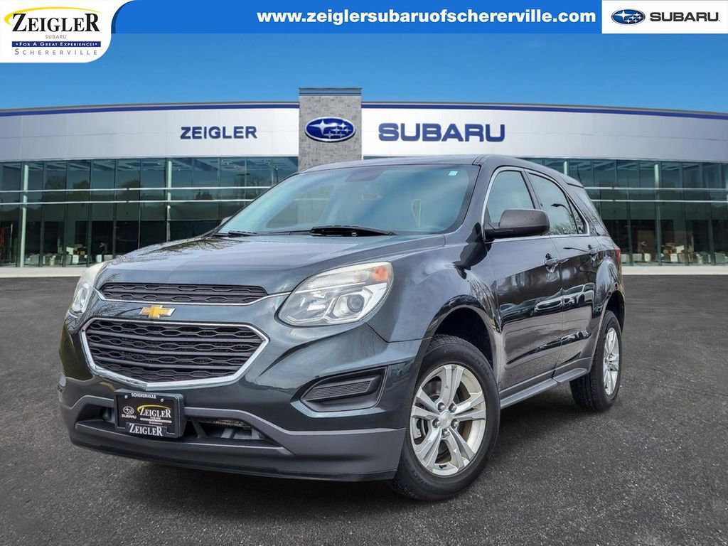 Nightfall Gray Metallic 2017 Chevrolet Equinox LS FWD SUV / Crossover Front-Wheel Drive 6-Speed Automatic Overdrive