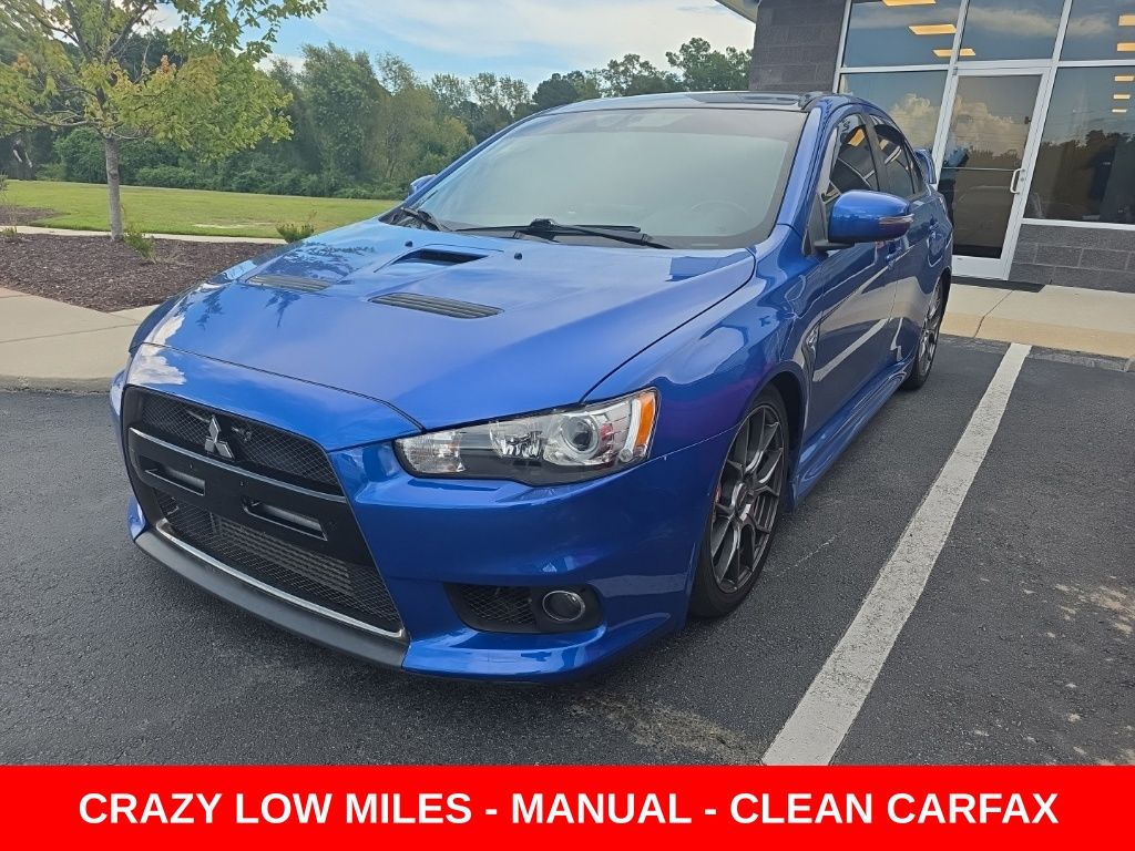 Octane Blue 2015 Mitsubishi Lancer Evolution Sedan All-Wheel Drive 5-Speed Manual