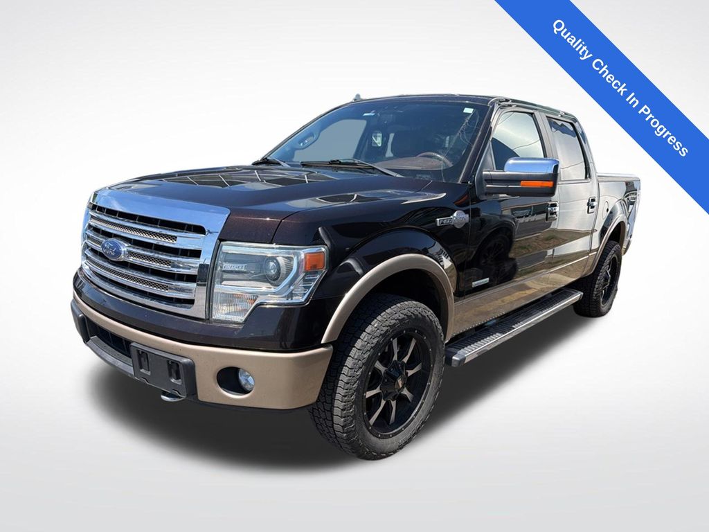 Brown Metallic 2014 Ford F-150 King Ranch SuperCrew 4WD Pickup Truck Four-Wheel Drive 6-Speed Automatic