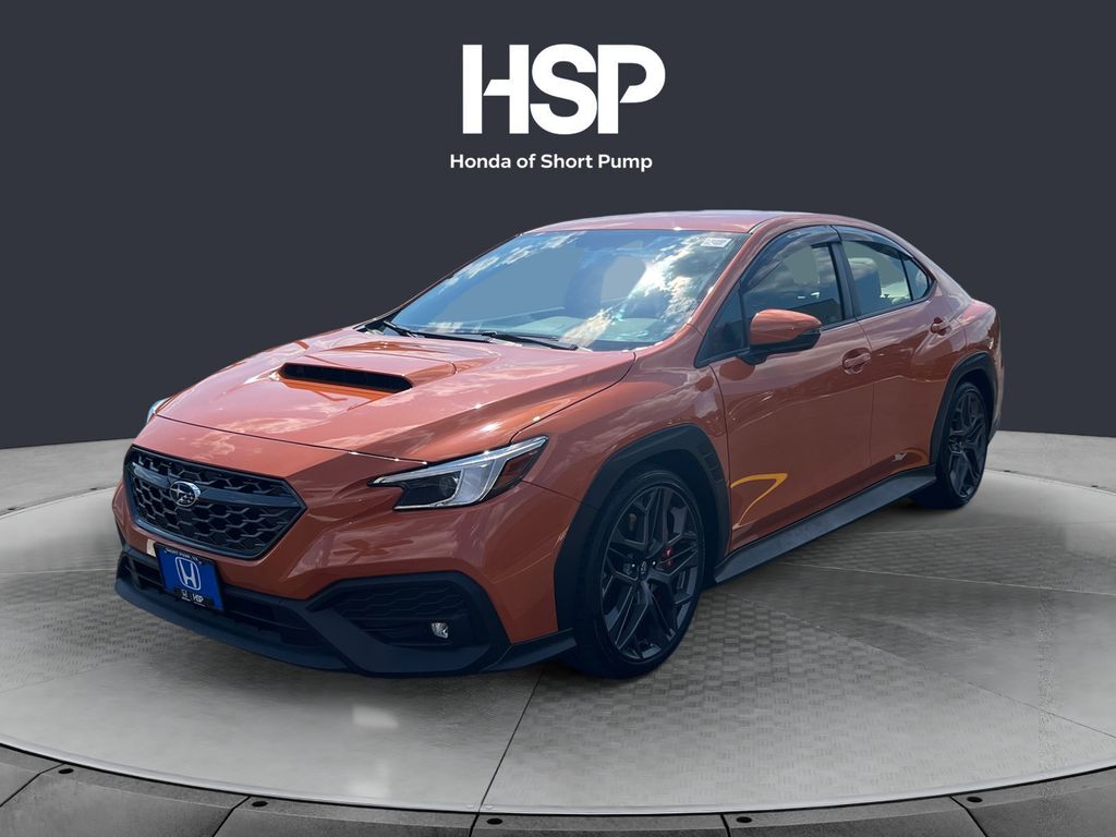 Solar Orange Pearl 2024 Subaru WRX Sedan All-Wheel Drive 6-Speed Manual
