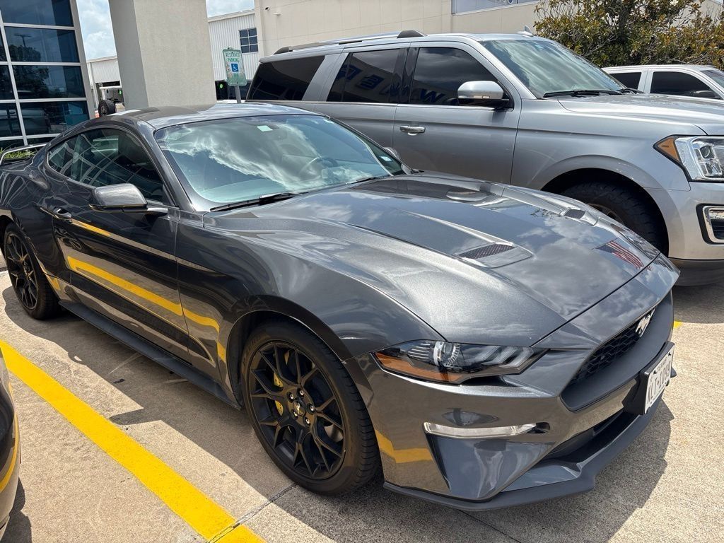 Gray (Magnetic) 2018 Ford Mustang Coupe Rear-Wheel Drive Automatic