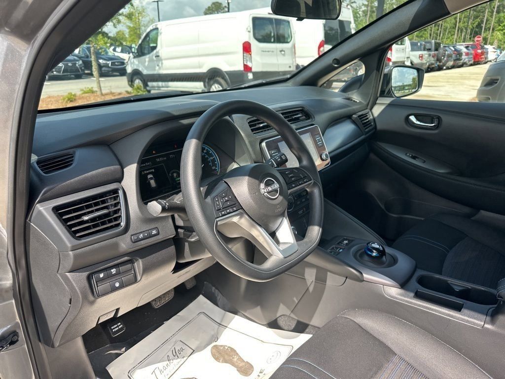 2024 Gun Metallic Nissan LEAF S FWD Hatchback