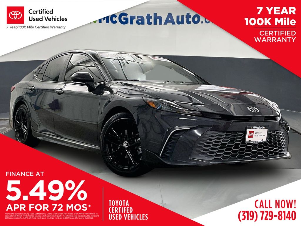 Underground 2025 Toyota Camry Sedan Front-Wheel Drive Continuously Variable Transmission