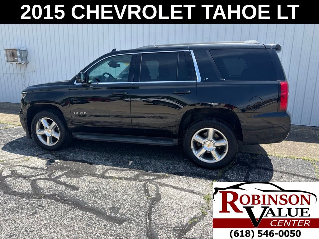 Black 2015 Chevrolet Tahoe LT 4WD SUV / Crossover Four-Wheel Drive 6-Speed Automatic Overdrive
