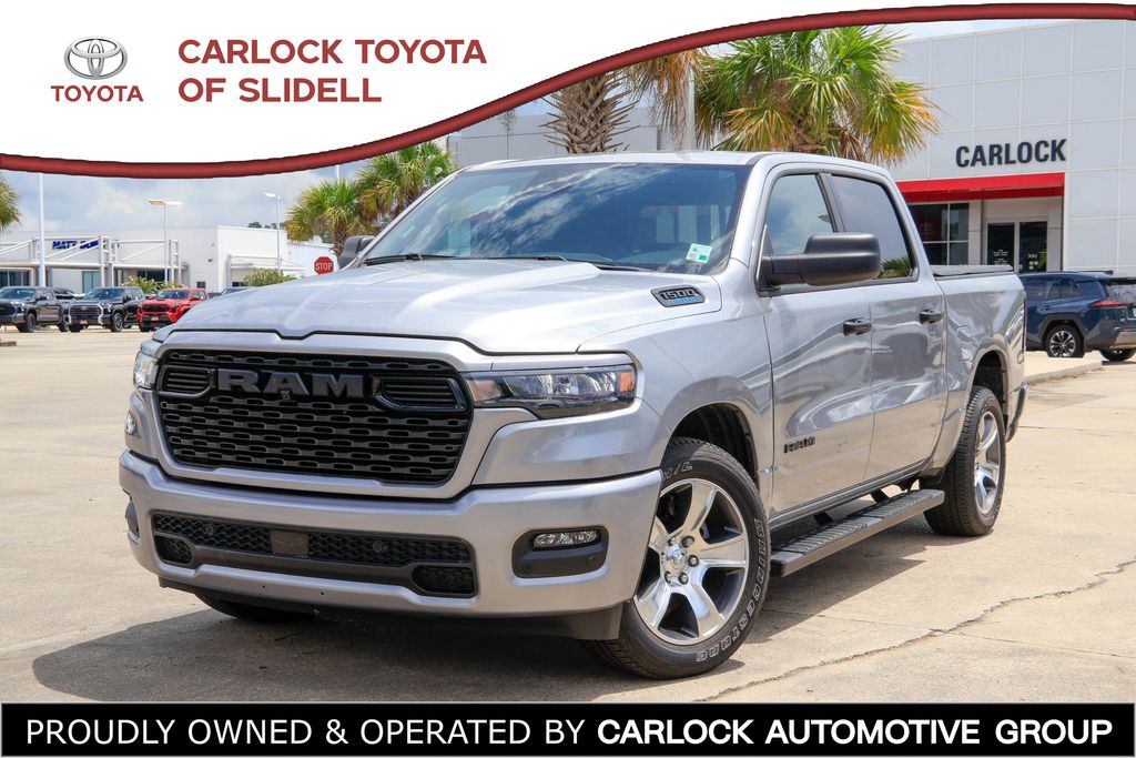 Billet Silver Metallic Clearcoat 2025 RAM 1500 Pickup Truck 4X2 8-Speed Automatic