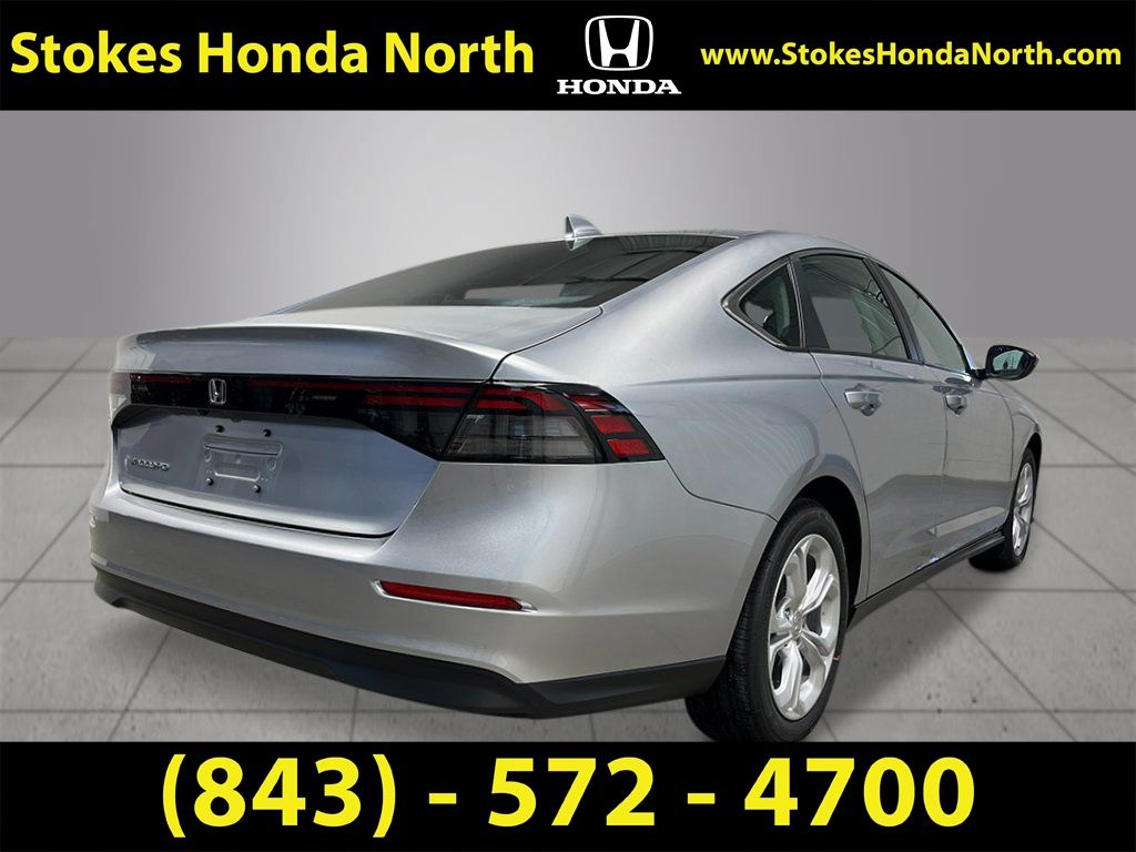 2026 Honda Accord LX Silver at Stokes Honda North