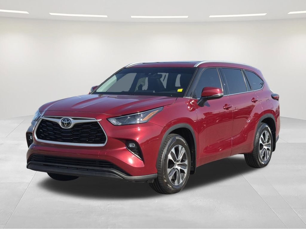 Red (Ruby Flare Pearl) 2022 Toyota Highlander SUV / Crossover Front-Wheel Drive 8-Speed Automatic