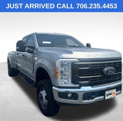 Iconic Silver Metallic 2023 Ford F-350 Super Duty Pickup Truck Four-Wheel Drive Automatic