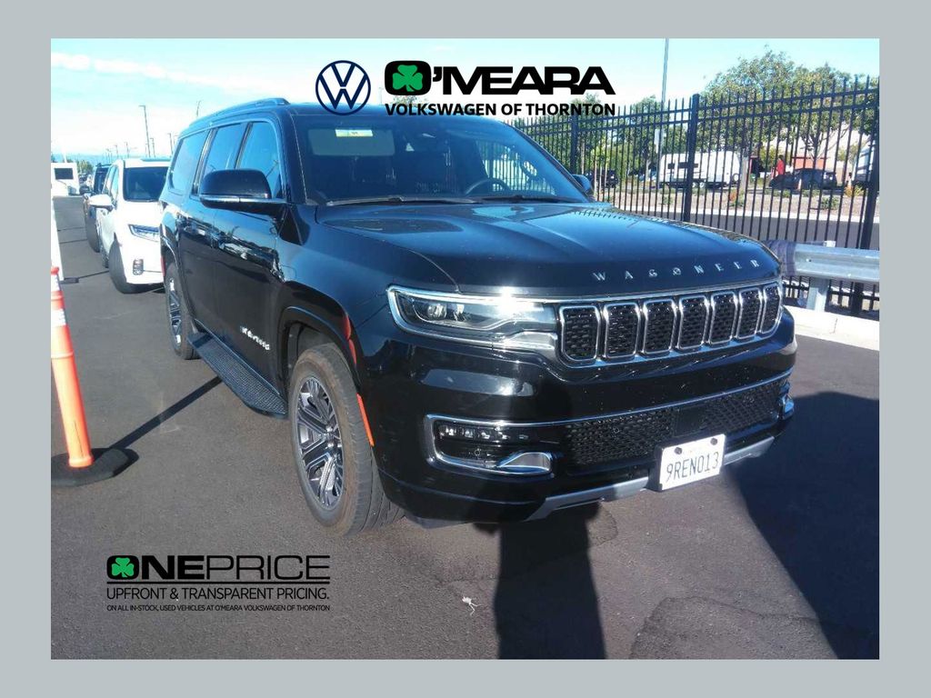 Diamond Black Crystal Pearlcoat 2024 Jeep Wagoneer L SUV / Crossover Four-Wheel Drive 8-Speed Automatic