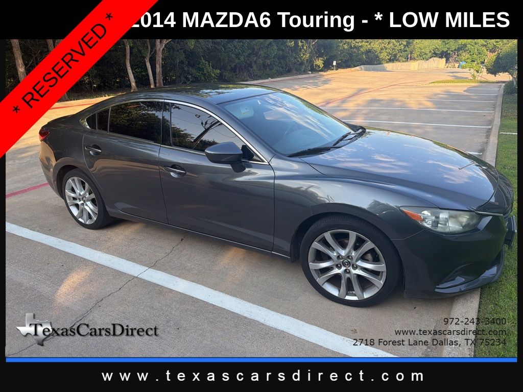 Meteor Gray Mica 2014 Mazda MAZDA6 i Touring Sedan Front-Wheel Drive 6-Speed Automatic