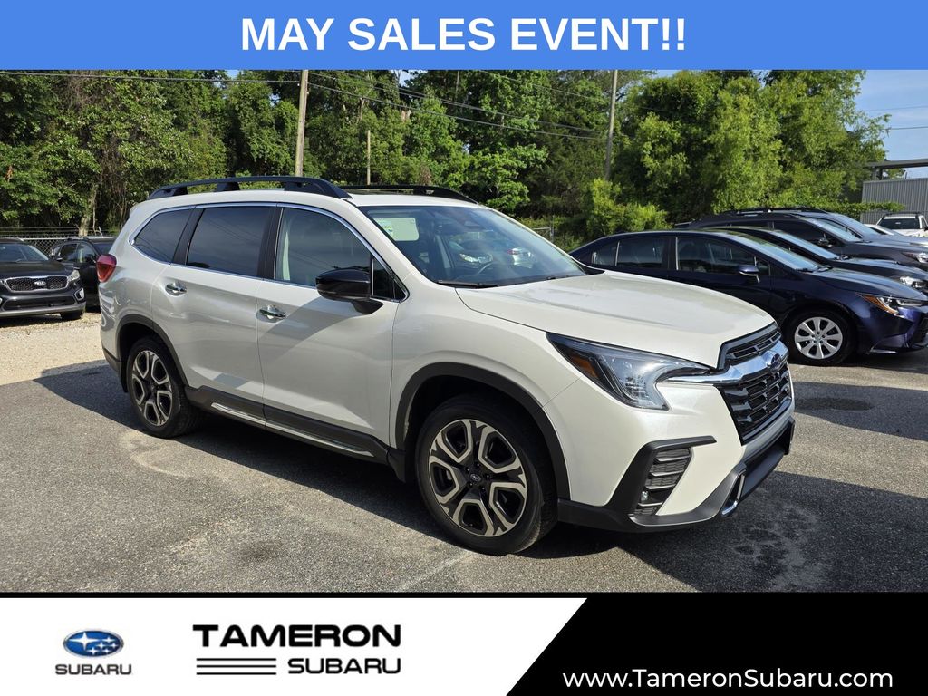Crystal White Pearl 2025 Subaru Ascent Touring AWD SUV / Crossover All-Wheel Drive Continuously Variable Transmission