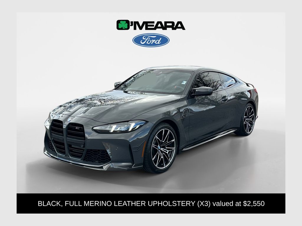 Gray (Dravit Grey Metallic) 2026 BMW M4 Competition Coupe xDrive Coupe All-Wheel Drive 8-Speed Automatic