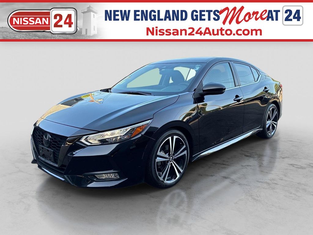 Super Black 2023 Nissan Sentra Sedan Front-Wheel Drive Continuously Variable Transmission