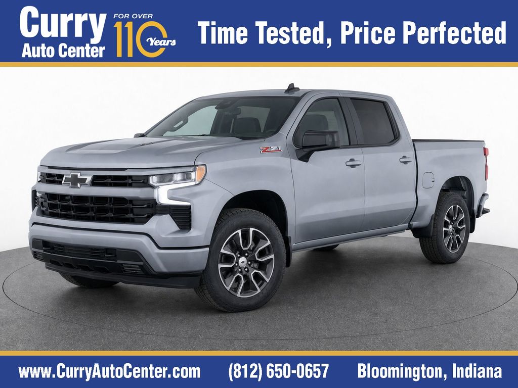Sterling Gray Metallic 2024 Chevrolet Silverado 1500 Pickup Truck Four-Wheel Drive Automatic