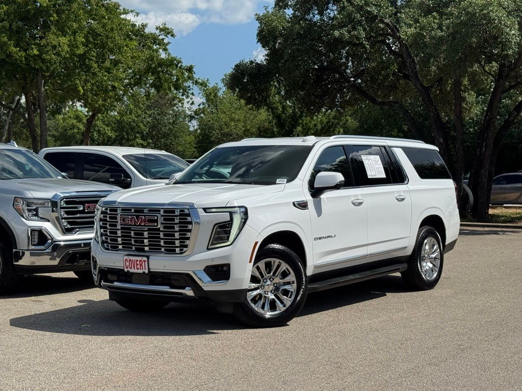 Summit White 2025 GMC Yukon XL Denali 4WD SUV / Crossover Four-Wheel Drive