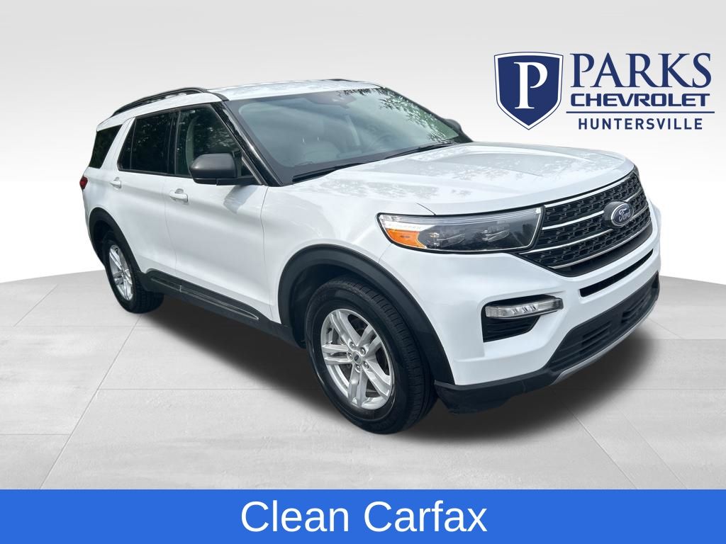 Oxford White 2024 Ford Explorer XLT RWD SUV / Crossover Rear-Wheel Drive 10-Speed Automatic