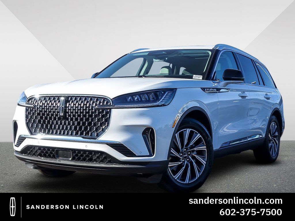 Pristine White Metallic Tri-Coat 2026 Lincoln Aviator SUV / Crossover Rear-Wheel Drive Automatic