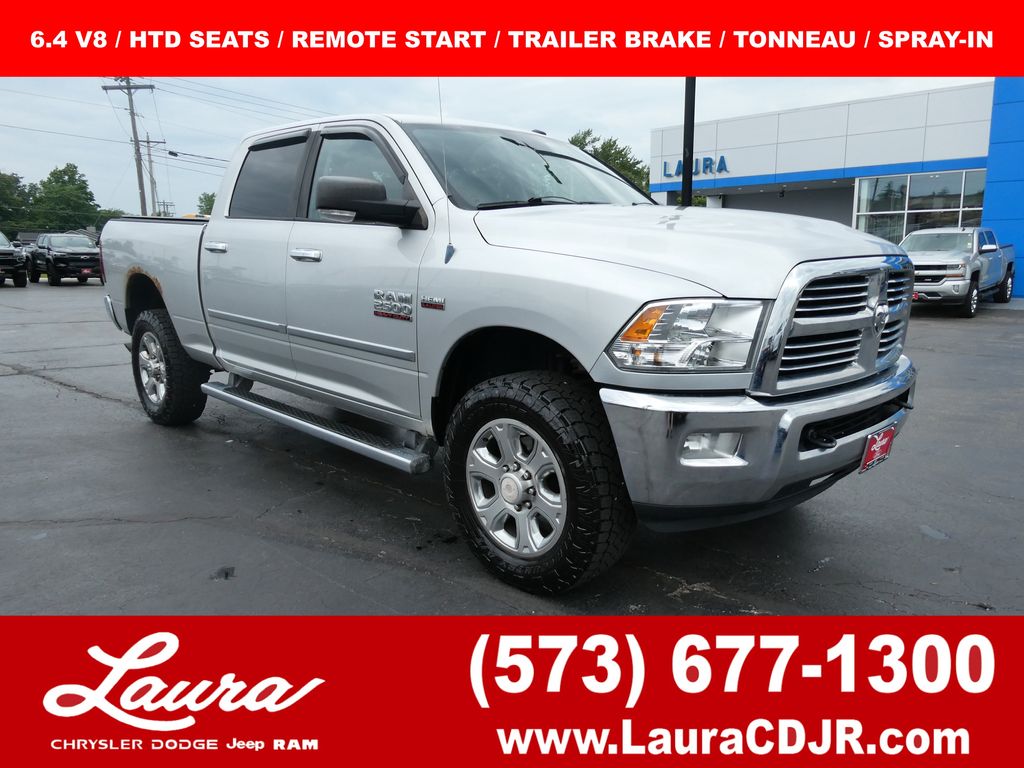 Bright Silver Metallic Clearcoat 2014 RAM 2500 Big Horn Crew Cab 4WD Pickup Truck Four-Wheel Drive 6-Speed Automatic